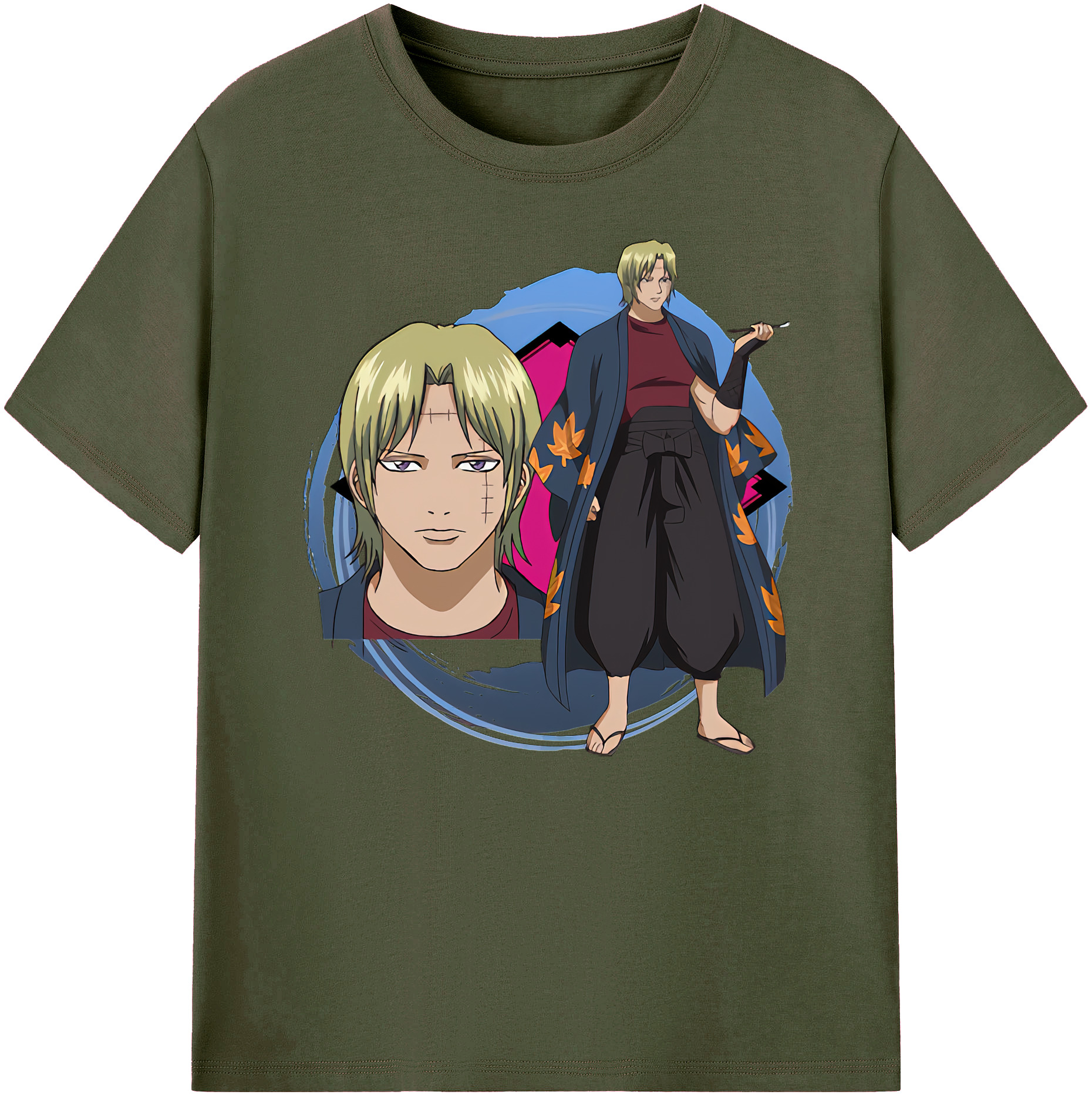 （画像用） ぎんたま 坂田銀時（さかたぎんとき） 神楽 志村新八（しむら しんぱち） GINTAMA Sakata Gintoki Kagura Shimura Shinpachi 綿100％ メンズ半袖Tシャツ｜肌触りやわらか＆通気性